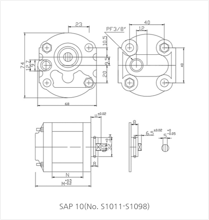 SAP10 - One Group Gear Pump