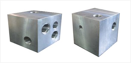 block for relief, check and sv1 solenoid valve