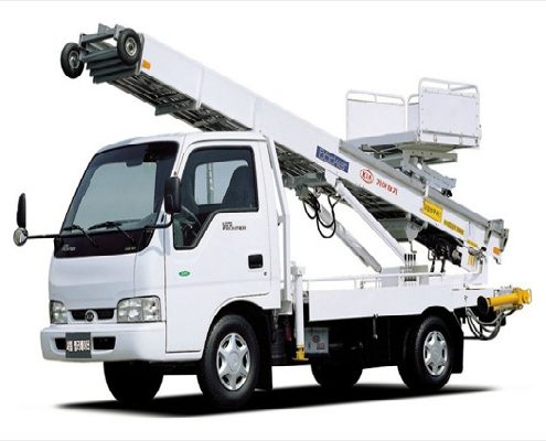 24V Ladder Car with Emergency Type